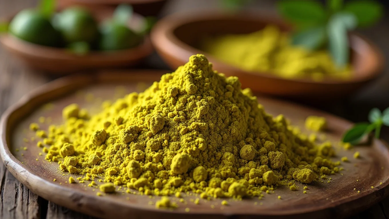 Amchur poudre de mangue verte : épice acide de l'Inde