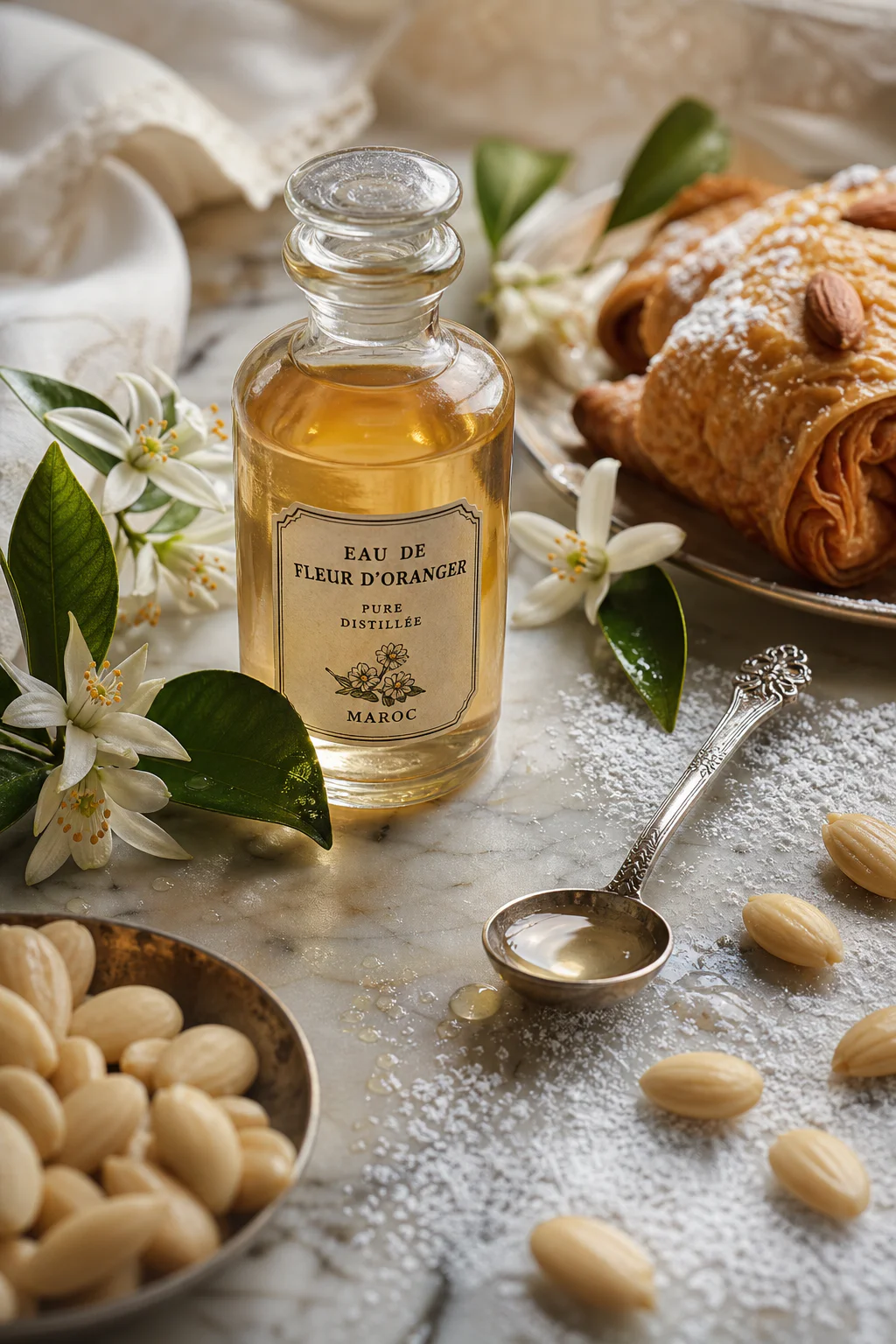 eau fleur d'oranger alimentaire : bien la choisir et la doser
