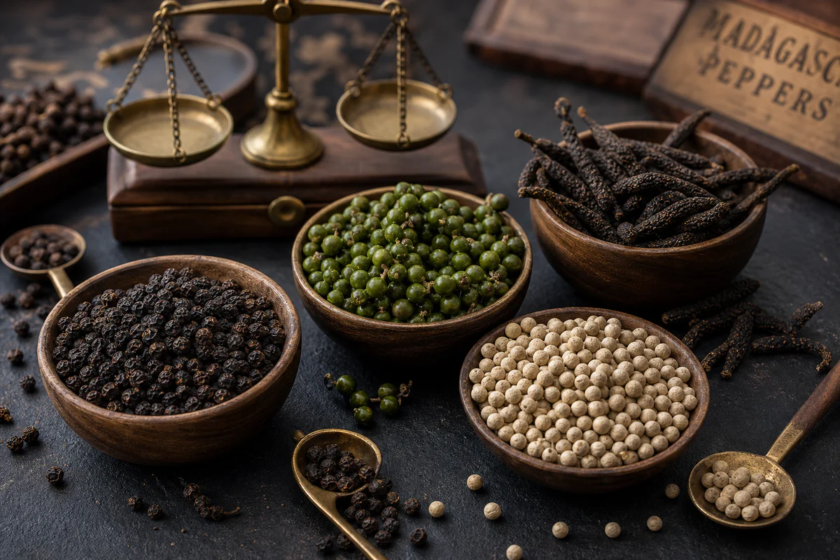 Poivre de Madagascar, quel prix au kilo selon la variété ?