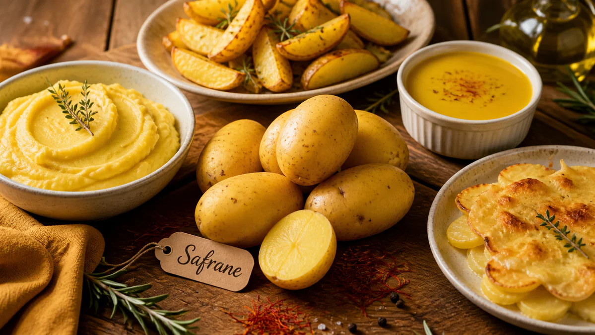 pomme de terre safrane utilisation révèle les cuissons qui la rendent fondante