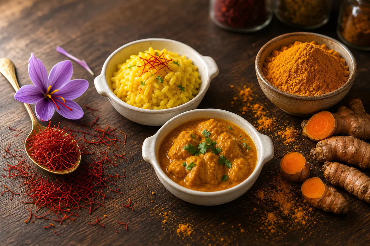 Safran ou curcuma ne donnent jamais le même goût dans l’assiette