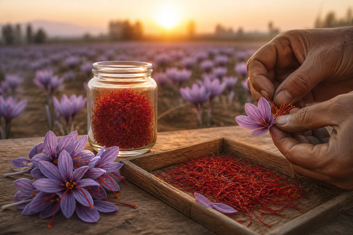Safran production mérite-t-elle son prix, de la fleur au pot ?