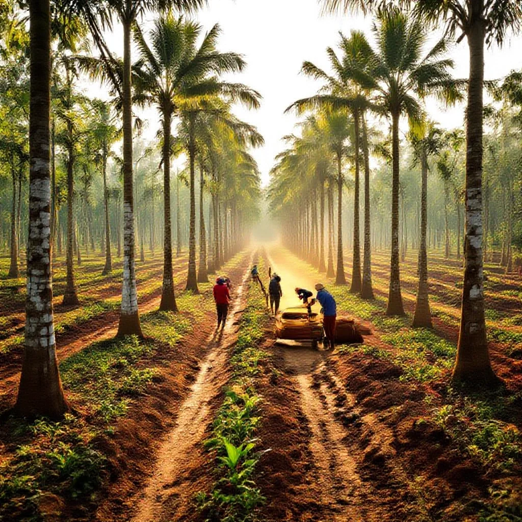 A cinnamon plantation in Sri Lanka