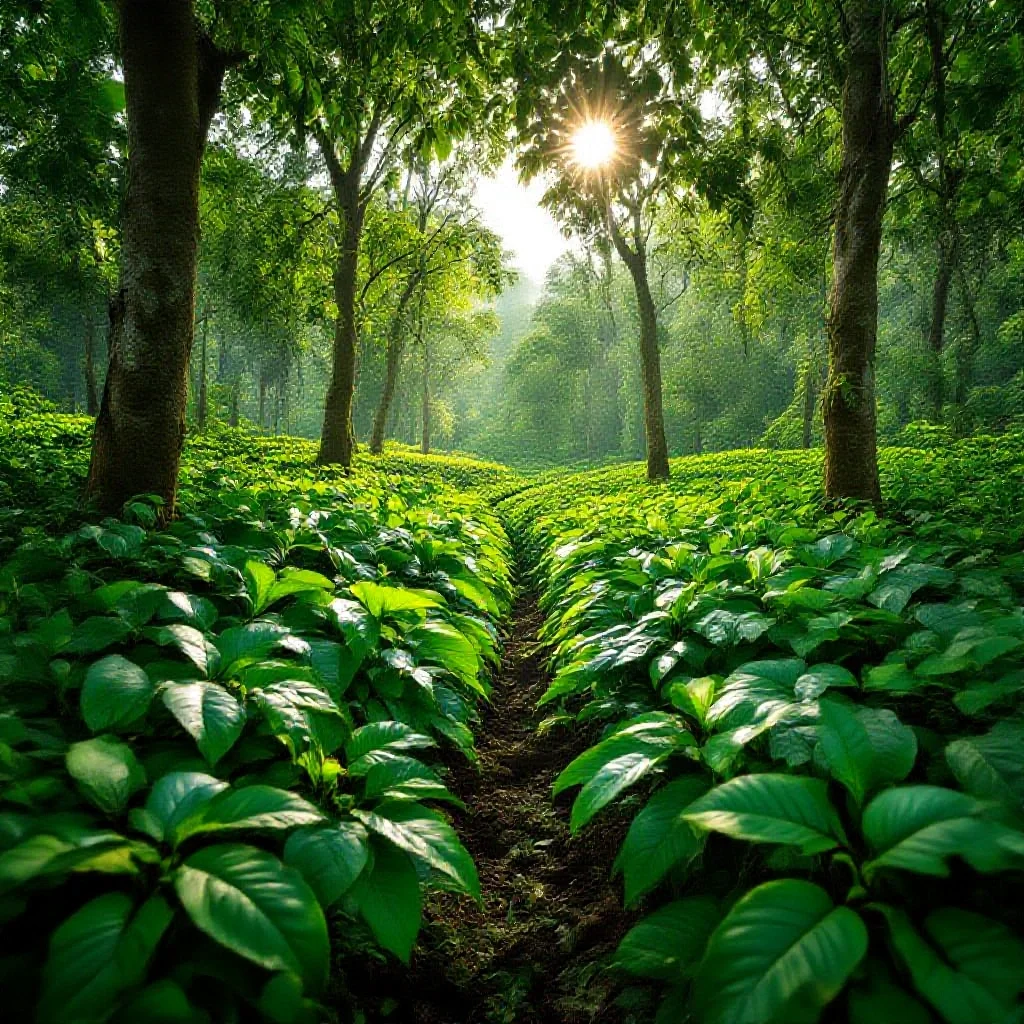 A traditional Kerala cardamom plantation