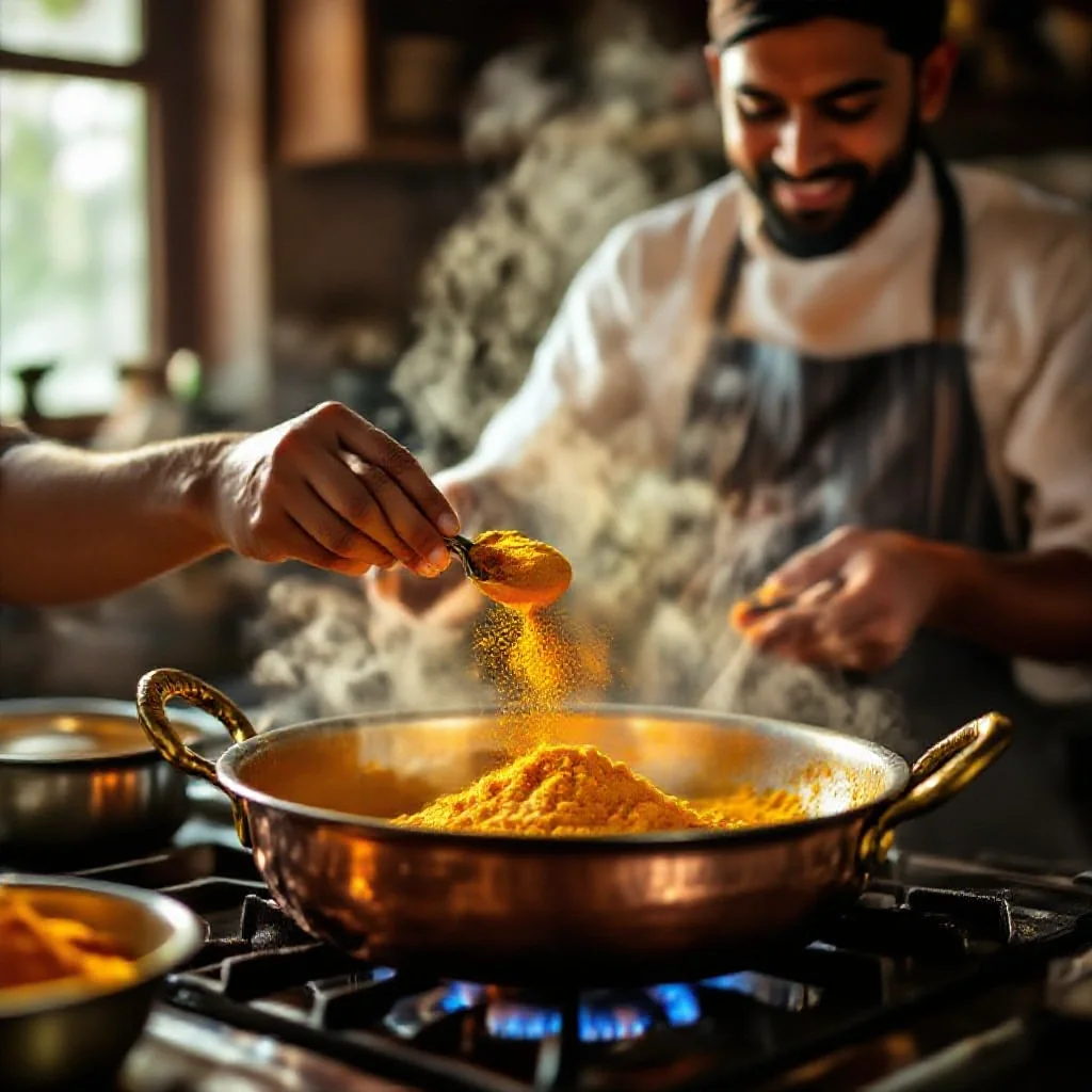 An Indian kitchen