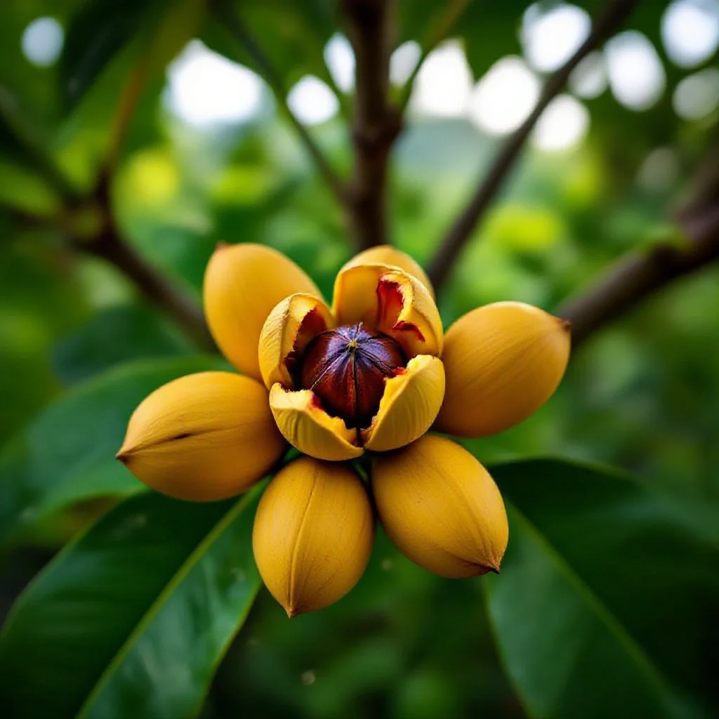 A nutmeg tree in Grenada