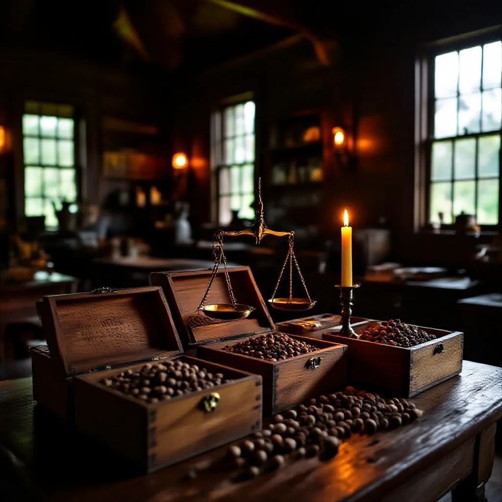 A Dutch colonial-era nutmeg trading house interior recreated