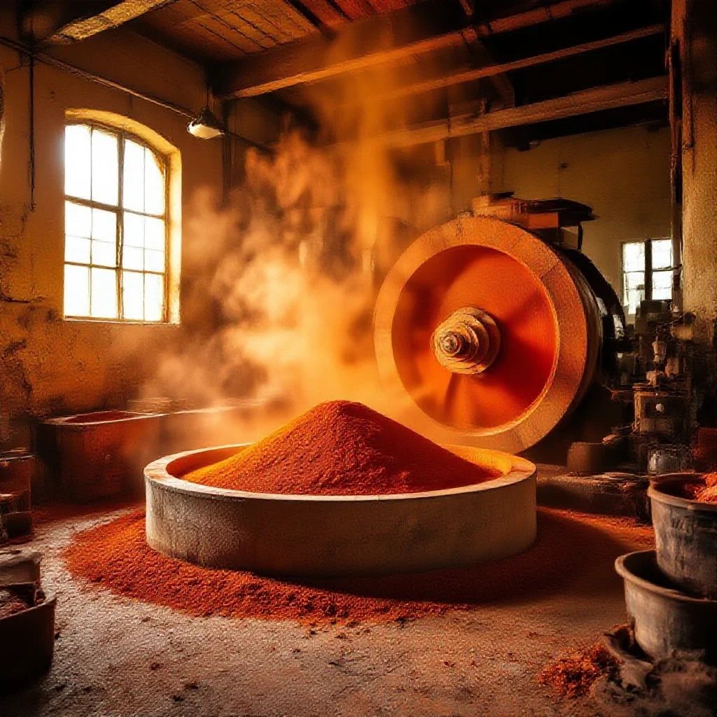 A Hungarian paprika mill