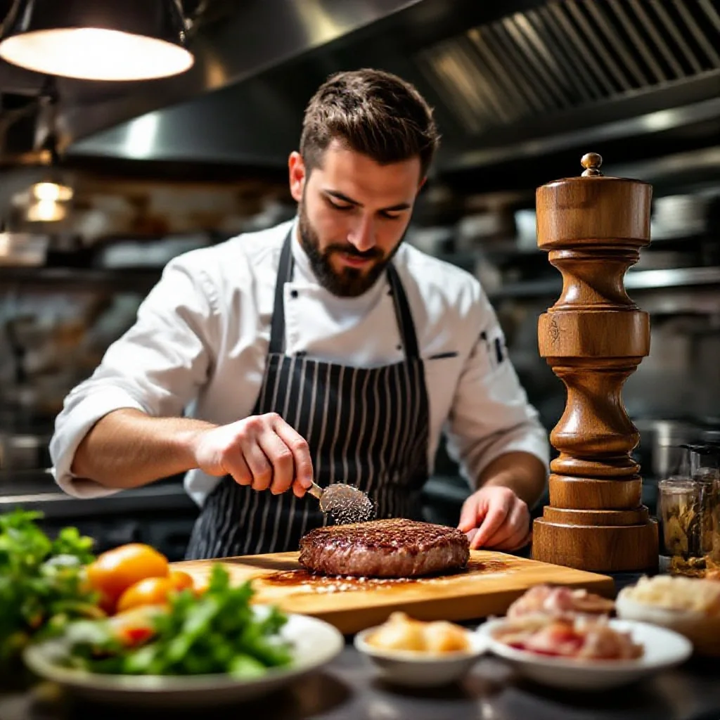 A French restaurant kitchen