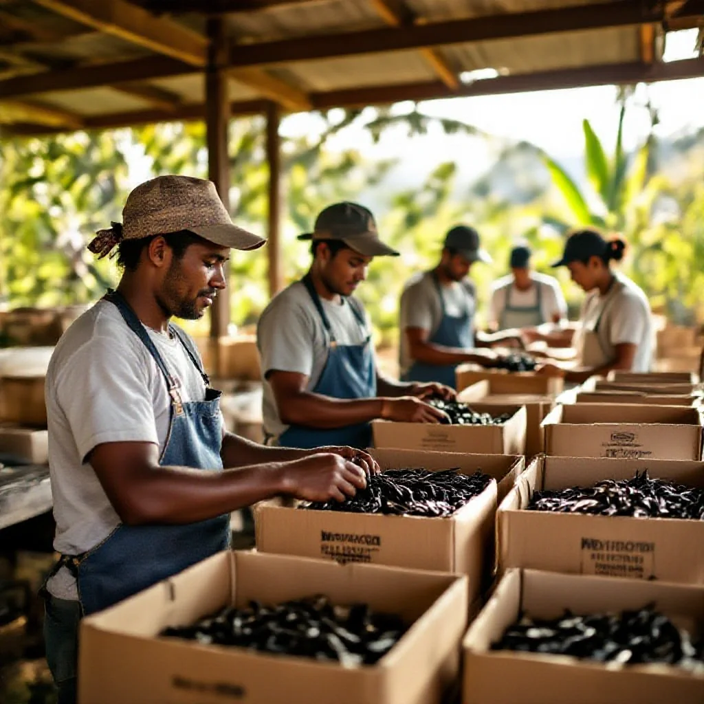 A farmers cooperative in Réunion island