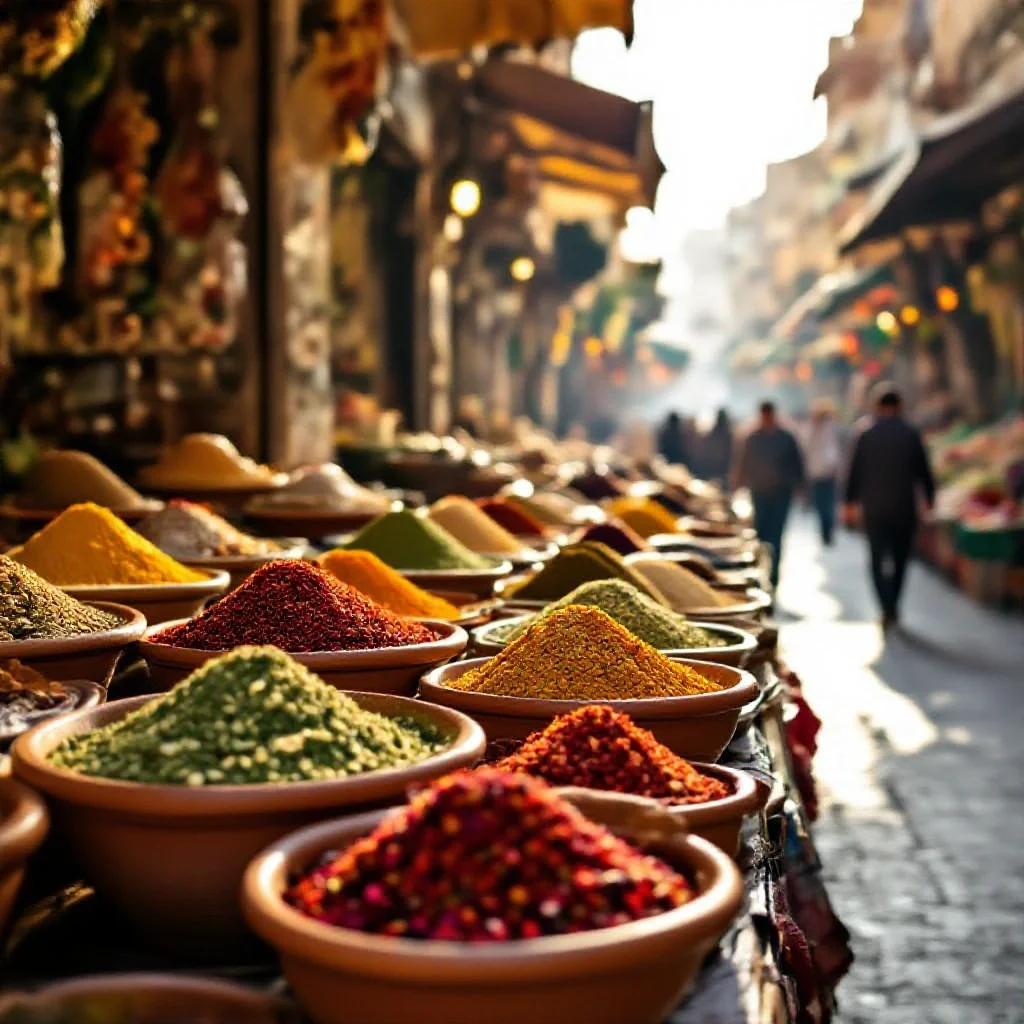 A Jerusalem-style open-air market