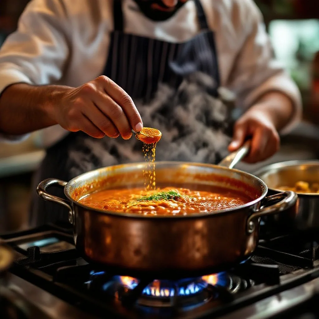 An Indian kitchen