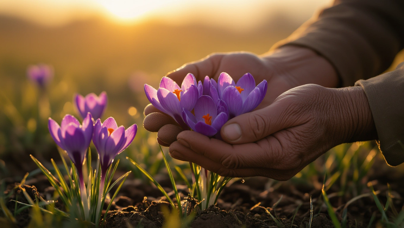 La Récolte du Safran : de la fleur au pistil
