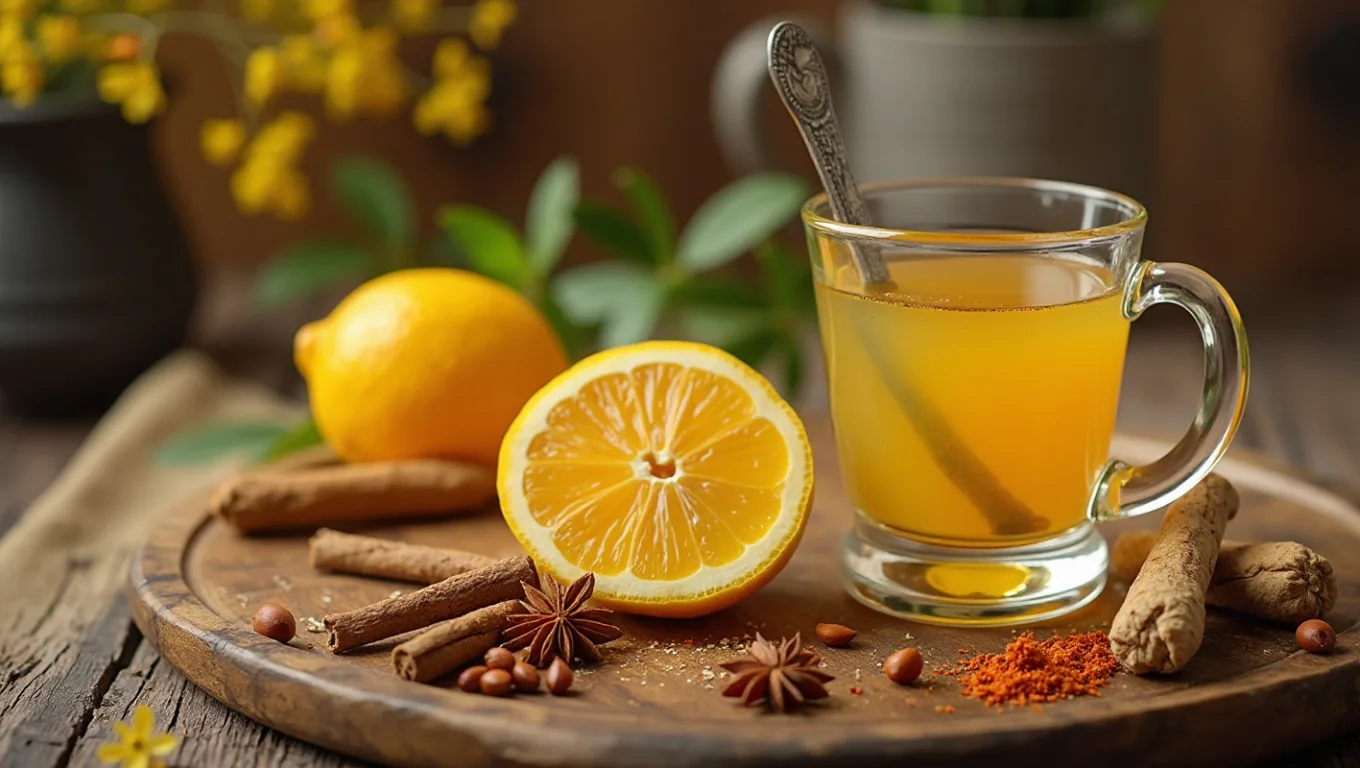 Tisanes épicées digestives : recettes maison gingembre-citron