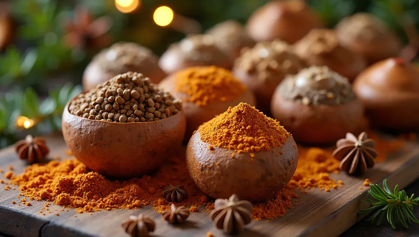 Épices de Noël : cannelle, muscade, girofle pour les fêtes